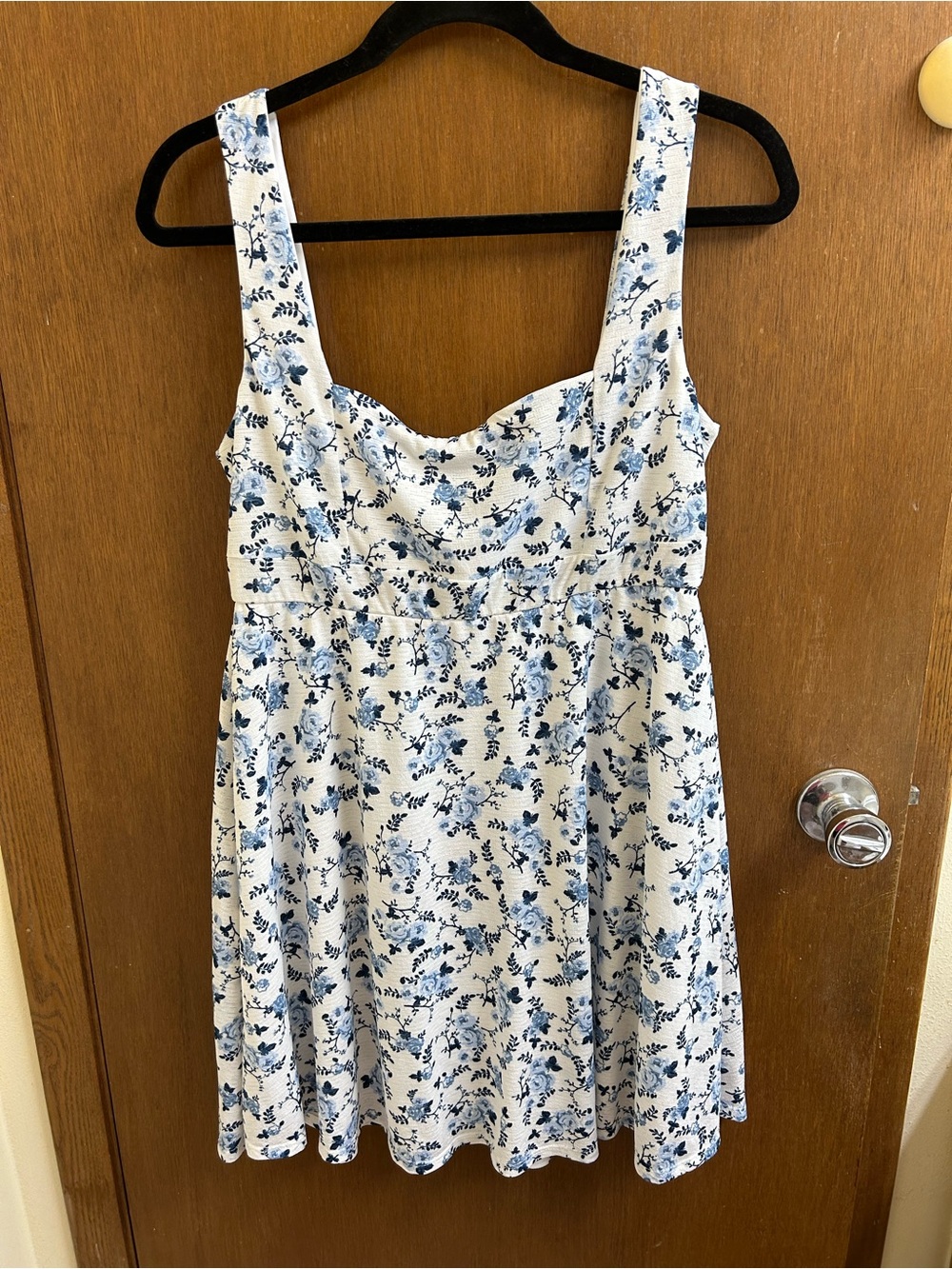 Trixxi Floral Square Neck Mini Dress Large